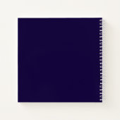 Amethyst Rose Spiral Notebook Notizblock (Rückseite)