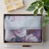 Amethyst-Rosen-Schmetterlings-Sträußchen-Decoupage Seidenpapier (Geschenk)