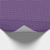 Amethyst Sagittarius Symbol Wrapping Paper Geschenkpapier (Ecke)