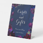 Amethyst Sapphire Navy Jewel Tone Cards & Gifts Sockelschild (Vorderseite)