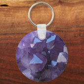 Amethyst Schlüsselanhänger (Vorderseite)
