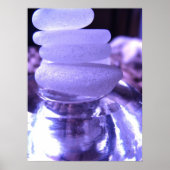 Amethyst Sea Glass Print Poster (Vorne)