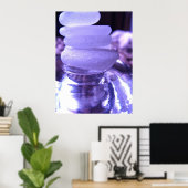 Amethyst Sea Glass Print Poster (Heimbüro)