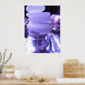 Amethyst Sea Glass Print Poster (Küche)