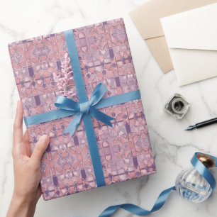 Amethyst Serenade Valentinstag Wrapping Paper Geschenkpapier