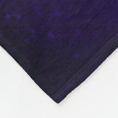 Amethyst Sky, Golden Planet n Nebula Fleece Blanke (Ecke)