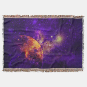 Amethyst Sky, Goldener Planet in Nebula-Keule Decke