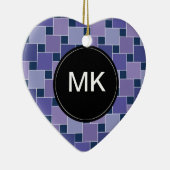 Amethyst Square Keramikornament (Rechts)