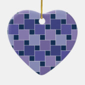 Amethyst Square Keramikornament (Hinten)