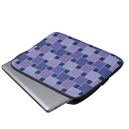 Amethyst Square Laptopschutzhülle (Vorne Knopf)