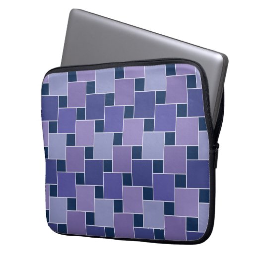 Amethyst Square Laptopschutzhülle (Vorderseite Links)