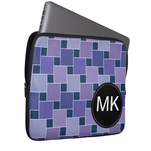 Amethyst Square Laptopschutzhülle (Vorne Rechts)