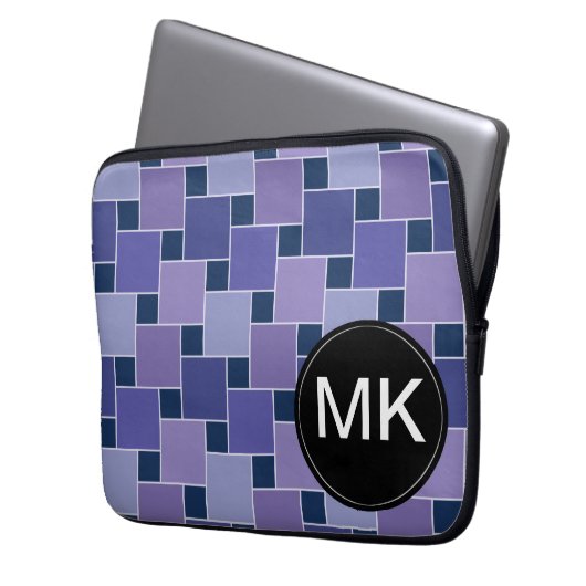 Amethyst Square Laptopschutzhülle (Vorderseite Links)
