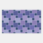 Amethyst Square Rechteckiger Aufkleber (Vorderseite)