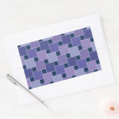 Amethyst Square Rechteckiger Aufkleber (Umschlag)