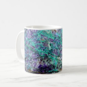 Amethyst-Stein Textur Muster Gestein Edelstein Min Kaffeetasse