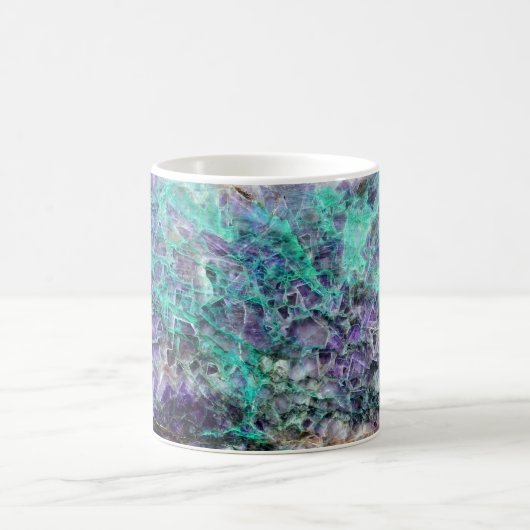 Amethyst-Stein Textur Muster Gestein Edelstein Min Kaffeetasse (Mittel)