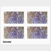 Amethyst-Stein-Textur-Muster Gestein Edelstein Min Rechteckiger Aufkleber (Blatt)