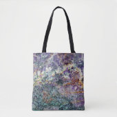 Amethyst-Stein Textur Muster Gestein Edelstein Min Tasche (Vorderseite)