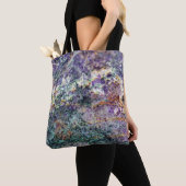 Amethyst-Stein Textur Muster Gestein Edelstein Min Tasche (Von Nahem)