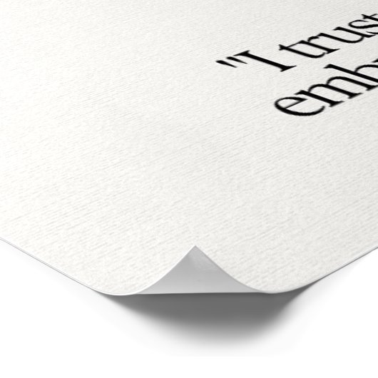 Amethyst Stone Crystal Meaning Card Poster (Ecke)