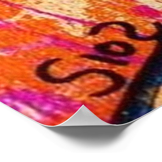 Amethyst Sugar Sull Frida von SilberZweigArts Poster (Ecke)