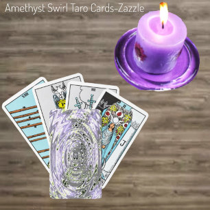 Amethyst Swirl Taro Cards Spielkarten