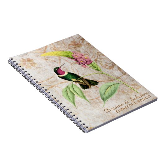 Amethyst Throated Hummingbird Notizblock (Rechte Seite)