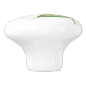 Amethyst Throated Kolibri Keramikknauf (Seitenansicht)