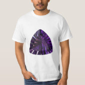 Amethyst Triangle Gemstone T - Shirt (Vorderseite)