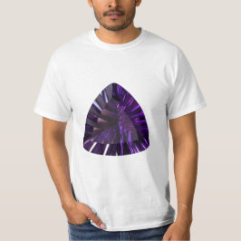 Amethyst Triangle Gemstone T - Shirt