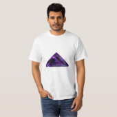 Amethyst Triangle Gemstone T - Shirt (Vorne ganz)