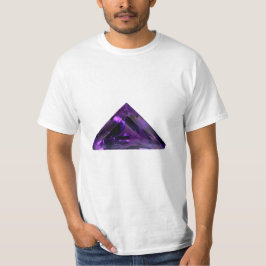 Amethyst Triangle Gemstone T - Shirt