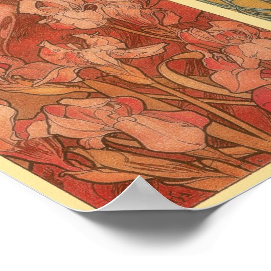 Amethyst und Emerald Decorative Panels Poster (Ecke)