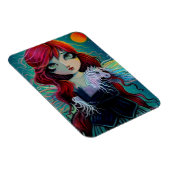 Amethyst Unicorn Faiasy Fantasy Art Magnet (Rechte Seite)