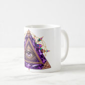 Amethyst Vault Eye Kaffeetasse (VorderseiteRechts)