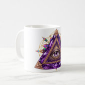 Amethyst Vault Eye Kaffeetasse (Vorderseite Links)