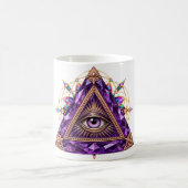 Amethyst Vault Eye Kaffeetasse (Mittel)