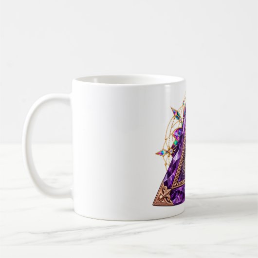 Amethyst Vault Eye Kaffeetasse (Links)