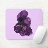 Amethyst Vector Art Mousepad (Mit Mouse)