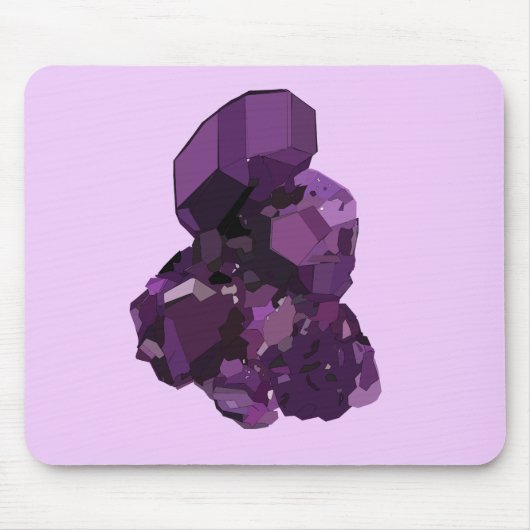 Amethyst Vector Art Mousepad (Vorne)