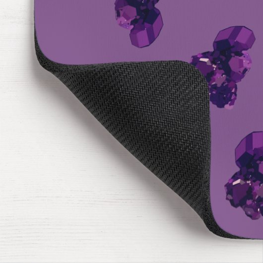 Amethyst Vector Art Pattern Mousepad (Ecke)
