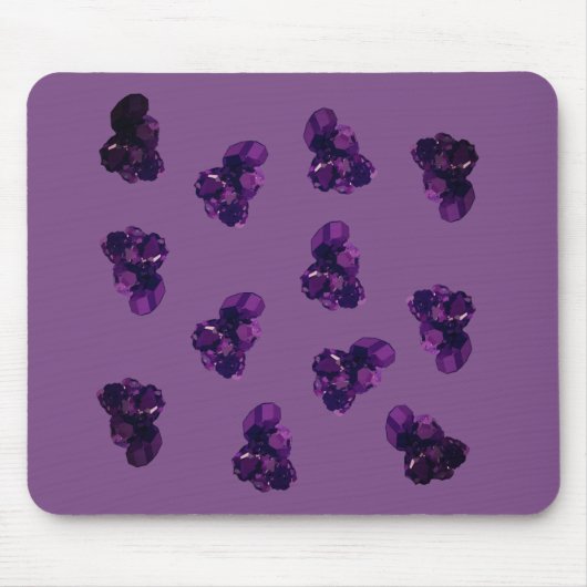 Amethyst Vector Art Pattern Mousepad (Vorne)
