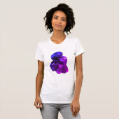 Amethyst Vektorkunst Frauen Angepasster T - Shirt (Vorne ganz)