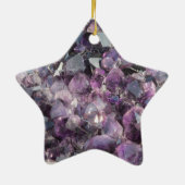 Amethyst Verzierung Keramik Ornament (Hinten)
