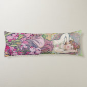 Amethyst (Vier Juwelen), Alphonse Mucha Seitenschläferkissen (Rückseite)