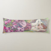 Amethyst (Vier Juwelen), Alphonse Mucha Seitenschläferkissen (Vorderseite)