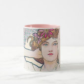 Amethyst (Vier Juwelen), Alphonse Mucha Tasse (Zentrum)