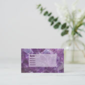 Amethyst Visitenkarte (Stehend Vorderseite)