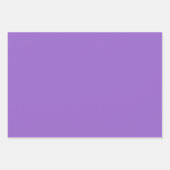Amethyst (Vollfarbe) Geschenkpapier Set (Vorderseite 3)